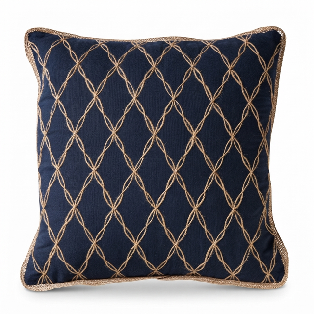 Newport Lattice - Indoor Cushion (50 x 50) — studio view