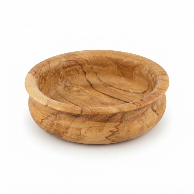 Teak Bowl — studio view