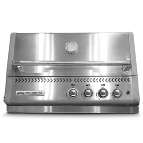 Crossray Xplor 4 Burner Stainless Steel In-Built Barbecue TCX4FL — studio view