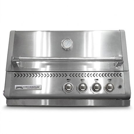 Crossray Xplor 4 Burner Stainless Steel In-Built Barbecue TCX4FL — studio view