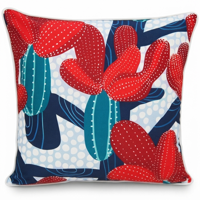 Rosie 45x45 Outdoor Cushion — studio view
