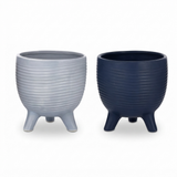 Ceramic Footed Pot - Verge — studio view