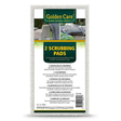 Golden Care Scrubbing Pad - White — studio view