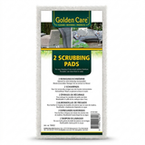 Golden Care Scrubbing Pad - White — studio view