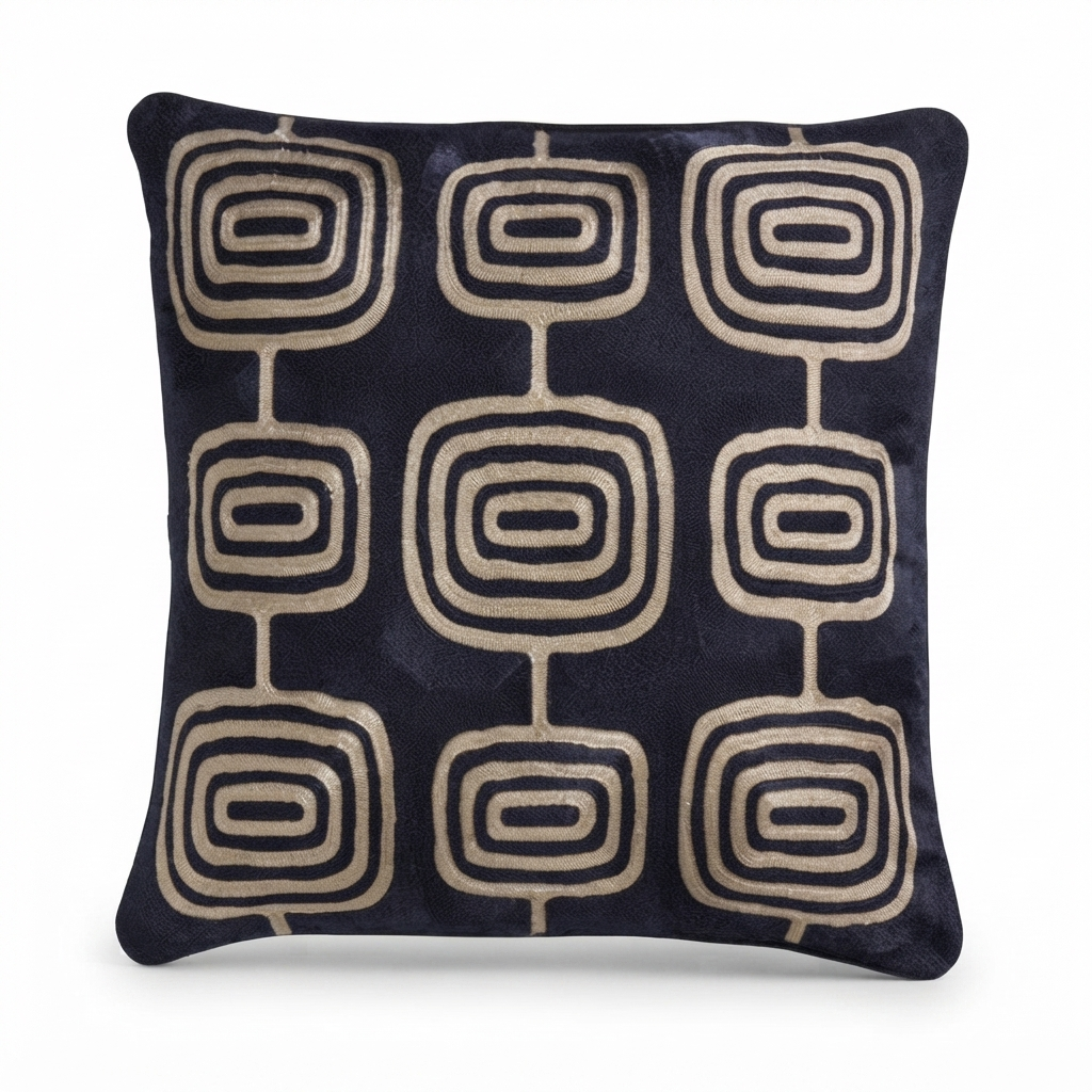 Midnight Mirage - Indoor Cushion (50 x 50) — studio view