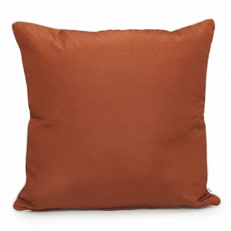 Orange Rust Outdoor Cushion 45cm — studio view