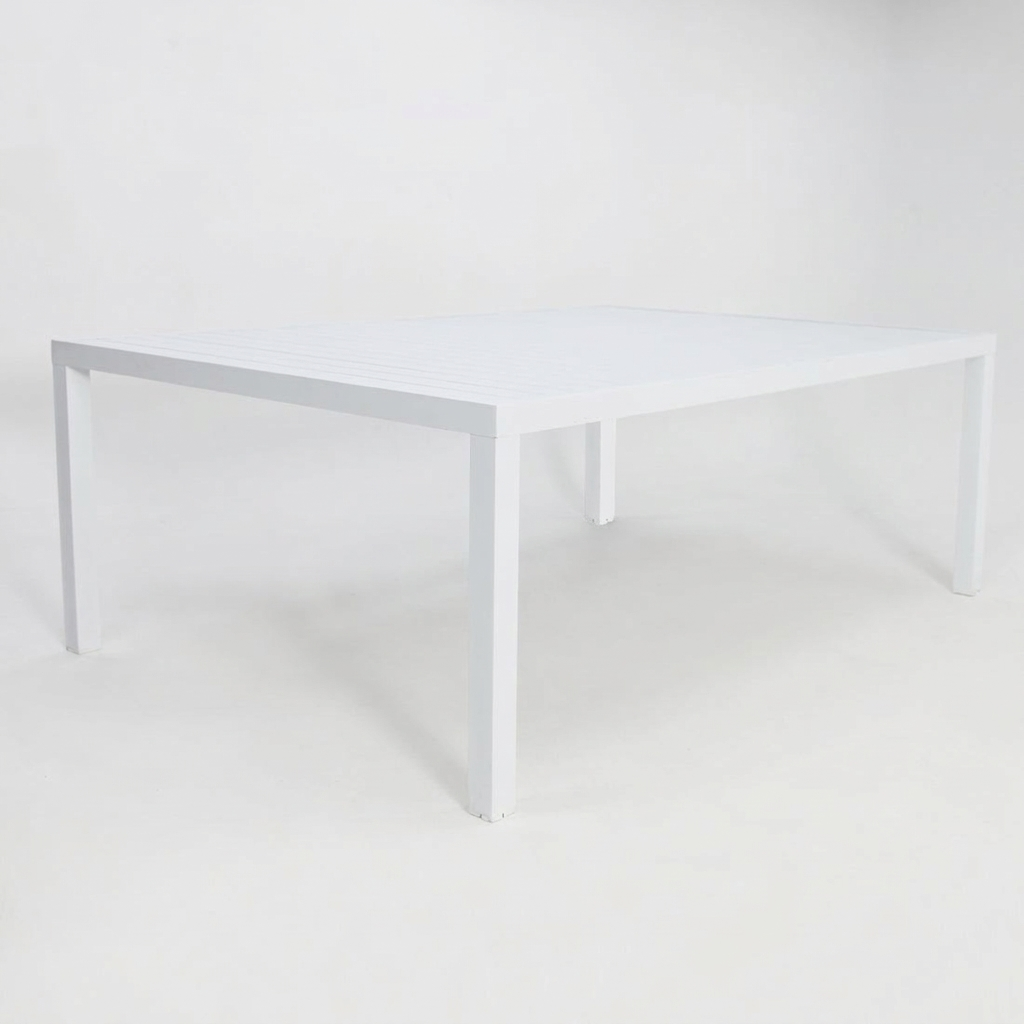Queensville 11pc Table - White — studio view