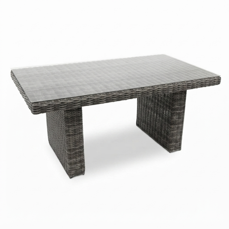 Amani Lounge Dining Table - Grey — studio view