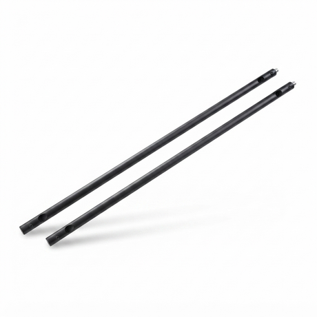 2pc Extension Mount Poles 1200mm - Black — studio view