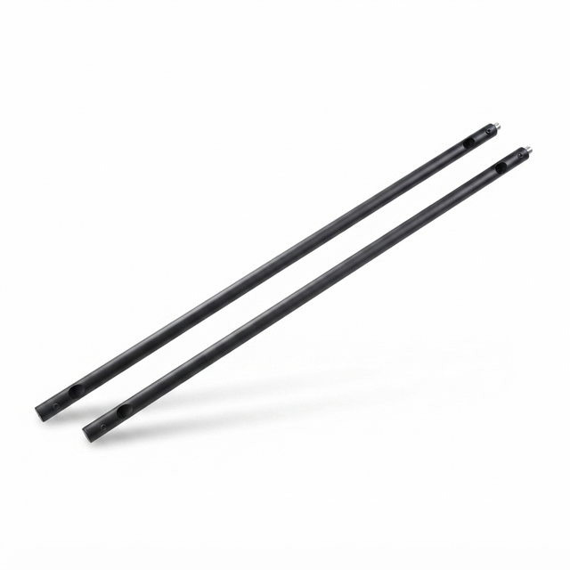 2pc Extension Mount Poles 1200mm - Black — studio view