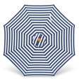Replacement Canopy for 3m Bamboo Umbrella - Navy and White Stripe — studio view