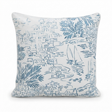 Sail Away 45x45 Outdoor Cushion — studio view