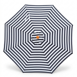 Replacement Canopy for 3m Aluminium Umbrella - Black and White Stripe — studio view