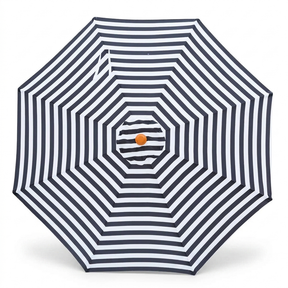 Replacement Canopy for 3m Aluminium Umbrella - Black and White Stripe — studio view