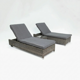 Amani 3pc Sunlounge Setting - Grey Storm — studio view