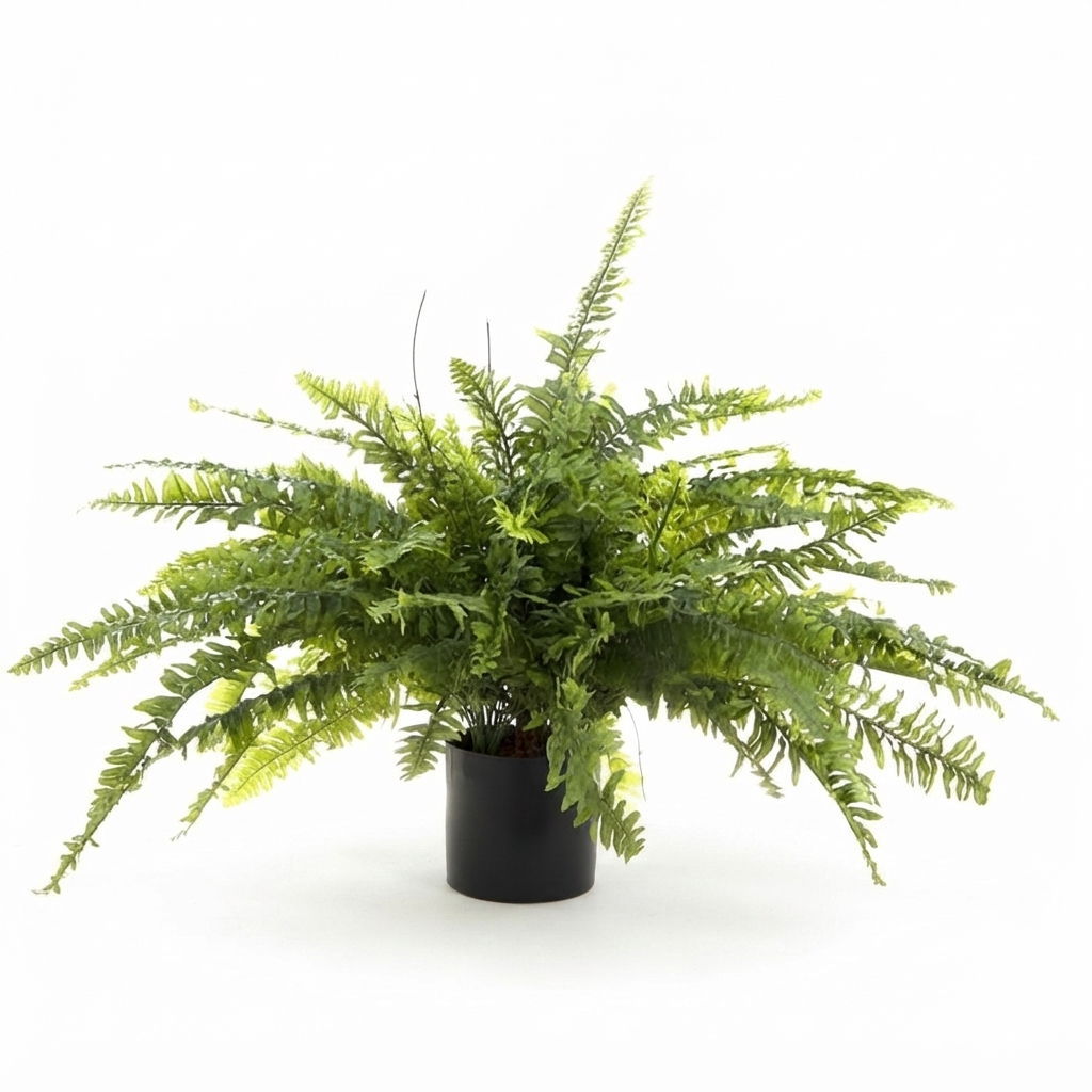 Boston Fern - Artificial Plant (80cm) — studio view