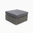 Amani Small Storage Ottoman - Grey Storm — studio view