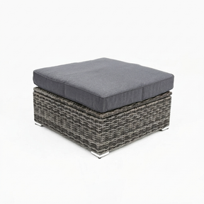 Amani Small Storage Ottoman - Grey Storm — studio view