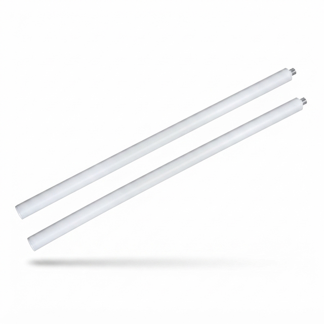 Intense Elegance Extension Poles 600mm - White — studio view