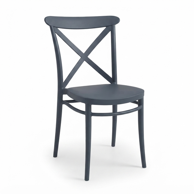 Cross-Back Chair — studio view