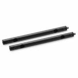 2pc Extension Mount Poles 300mm - Black — studio view