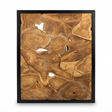 Teak Wall Art -Cantik — studio view