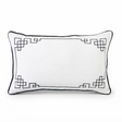 Linen Bedford Blanc - Indoor Cushion (30 x 50) — studio view