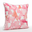 Pyramid Pink Outdoor Cushion 45x45cm — studio view