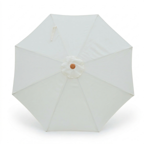 Replacement Canopy for 3m Aluminium Umbrella - Cream — studio view