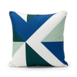 Abstract Outdoor Cushion 45x45cm — studio view