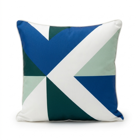 Abstract Outdoor Cushion 45x45cm — studio view