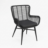 Astrid Dining Chair - Black — studio view