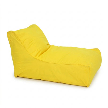 Chill Out Yellow Outdoor Beanbag — studio view