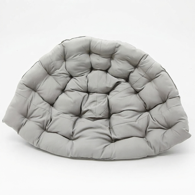 Kakadu Cushion Grey — studio view