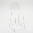 Palma Bar Stool - White — studio view