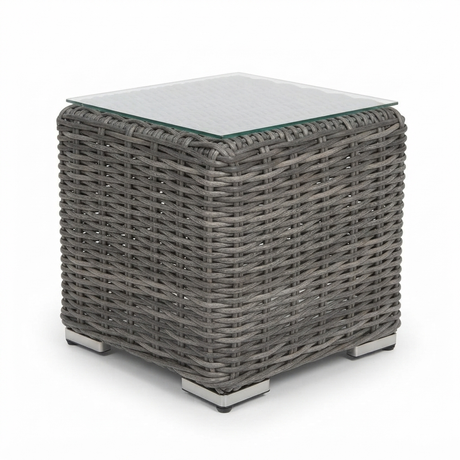 Amani Side Table - Grey — studio view