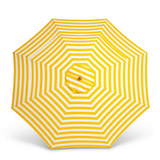 Replacement Canopy for 3m Aluminium Umbrella - Yellow and White Stripe — studio view