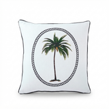 Bahama Palm Royale - Indoor Cushion (50 x 50) — studio view