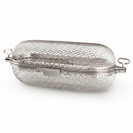 Pro Rotisserie Basket — studio view
