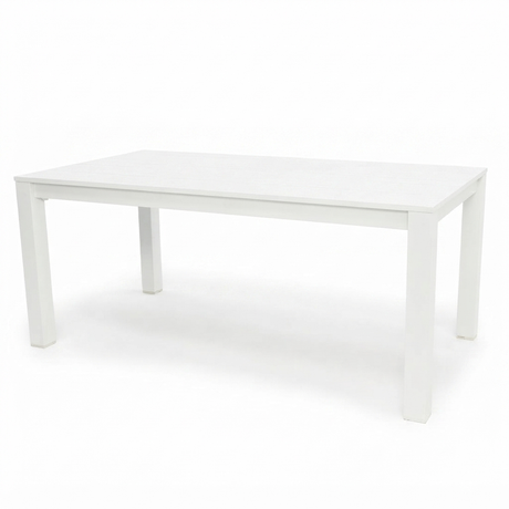 Dallas 180cm Dining Table - White — studio view