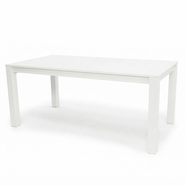 Dallas 180cm Dining Table - White — studio view