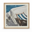Azure Frame Glass Print Each 80cm x 80cm — studio view