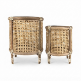 S2 Kob Bamboo Planter Natural — studio view