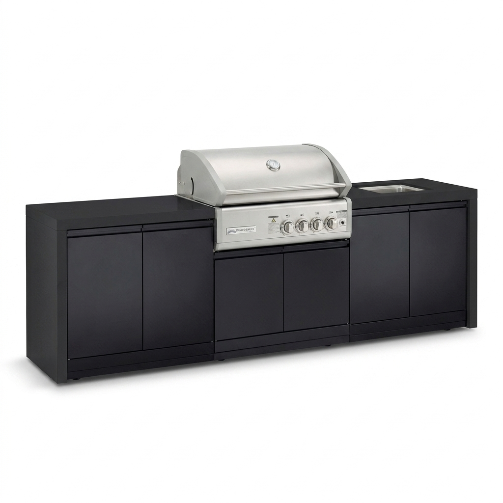 Crossray Gas BBQ Outdoor Kitchen TC4K-18 — studio view