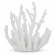 Finger Coral Resin Sculpture White — studio view