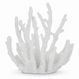 Finger Coral Resin Sculpture White — studio view