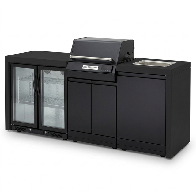 Crossray eXtreme Electric BBQ Outdoor Kitchen TCEK-12 — studio view
