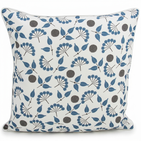 Popcorn Blue 45x45cm Outdoor Cushion — studio view