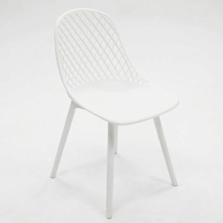 Persia Dining Chair - White — studio view