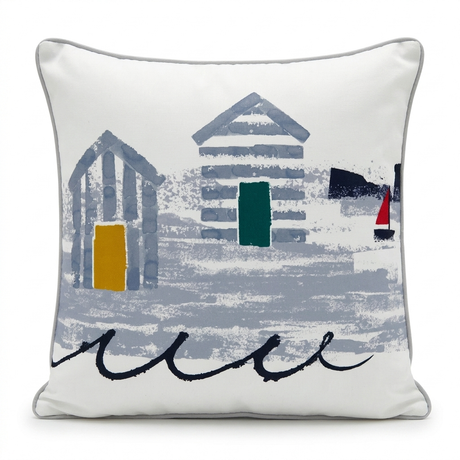 Shoreline Outdoor Cushion 45x45 — studio view
